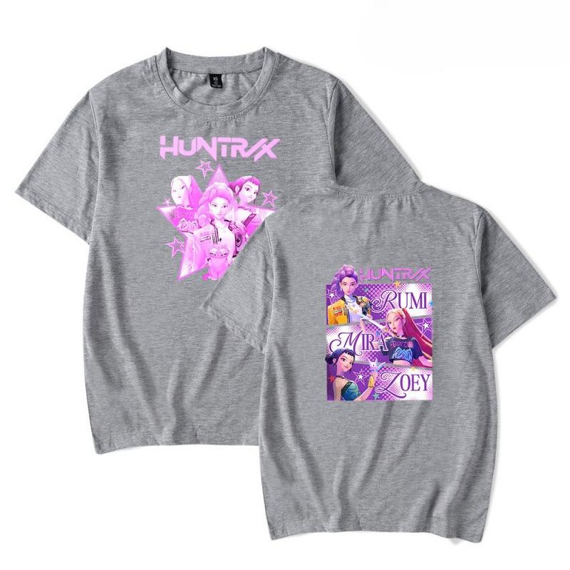 Серия «Охотник на демонов» Футболка женская летняя свободная удобная модная мягкая дышащая с принтом букв