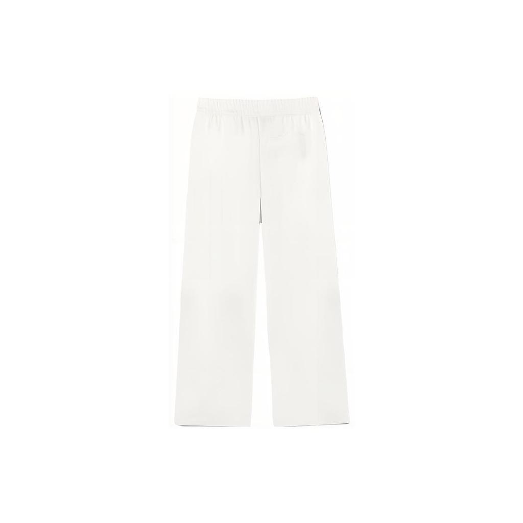 Fila Вязаные теннисные брюки с логотипом в стиле ретро, с цветными блоками, женские брюки, облачно-грибной-белый F11W339605FWT