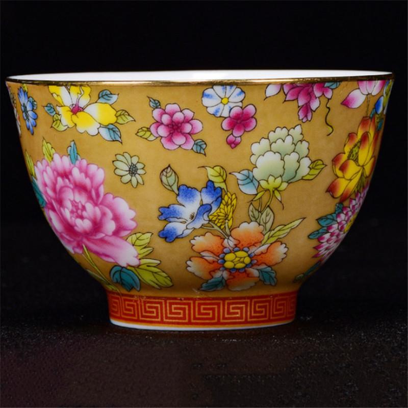 Керамическая чашка для чая Бутиковая чаша для чая Фарфоровый чайный сервиз ручной работы Чашка Посуда для напитков 100 мл