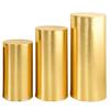 3 Pcs Party Cylinder Pedestal Stand Cover Plinth Pillar Decorative Sleeves Birthday Party Wedding Decor Dessert Base Wrap Cloth Party Planner
