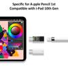 HdoorLink USB C To Apple Pencil Adapter Supports Pairing and Charging of Apple Pencil 1st and iPad 10th Type-C Apple Pencil Charger Connector
