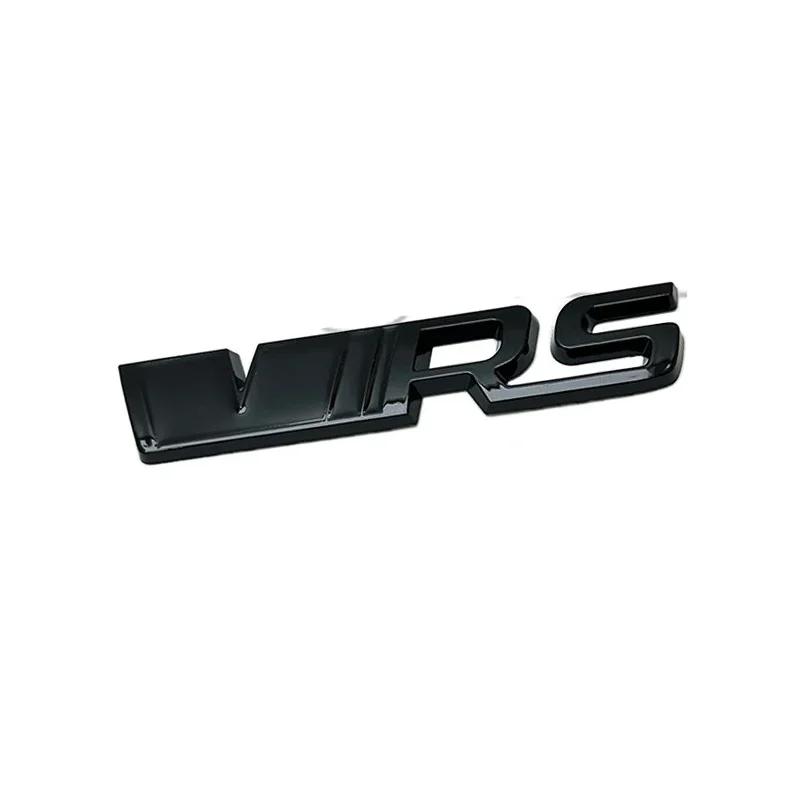 AAABV1 3D Metal VRS Sticker Car Styling for Skoda VRS Octavia Elroq Fabia Rapid Superb Kodiaq Front Grille Emblem Rear Trunk Decals