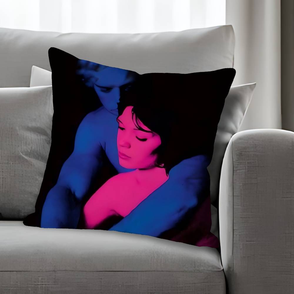 TTv Girl Who Really Cares Anime Celebrity Merchandise AllMatch Printed Pillow Case Sofa Car Office Room Decoration Protector