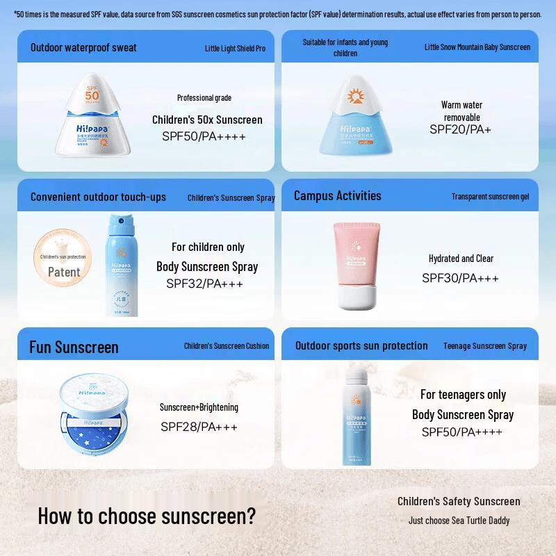 Hi!papa Kids Gentle Physical Sunscreen Cushion SPF28 PA+