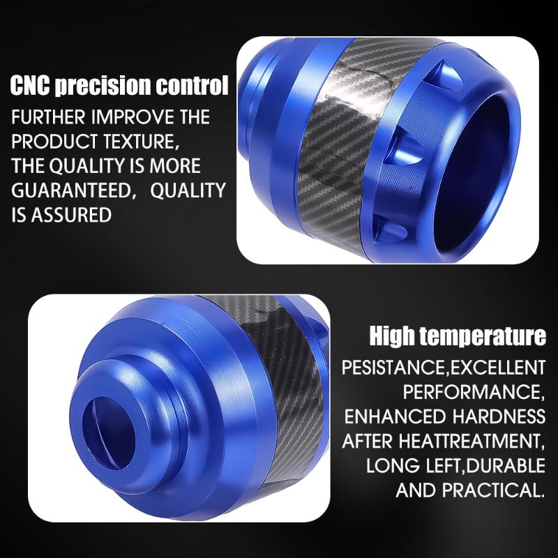 Пара универсальных направляющих для рамы мотоцикла из алюминиевого сплава, передняя вилка, защита от сдавливания при падении