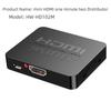 4K Мини HDMI-сплиттер: Один вход на два выхода для дублирования HD-видео