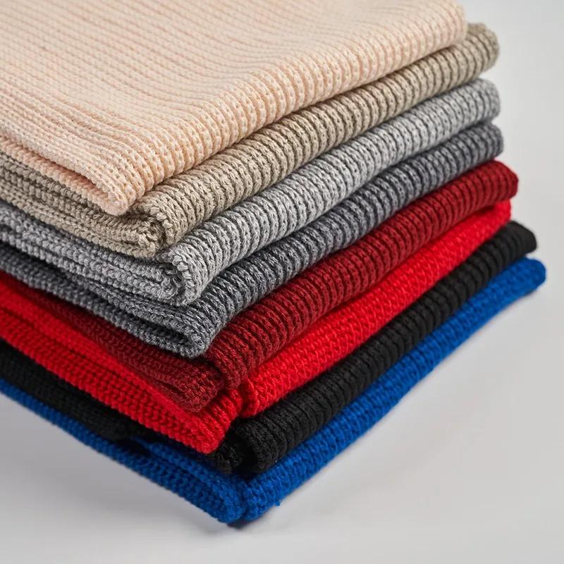 Women's Cashmere Knitted 3-in-1 Rectangle Scarf Hat Shoulder Warmer Multifunctional Versatile Wrap Warm Autumn Winter Accessory