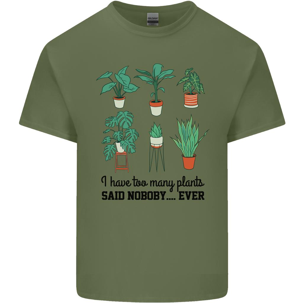Too Unisexy Plants Said Nobody Ever Gardening Unisexs Light Cotton TShirt