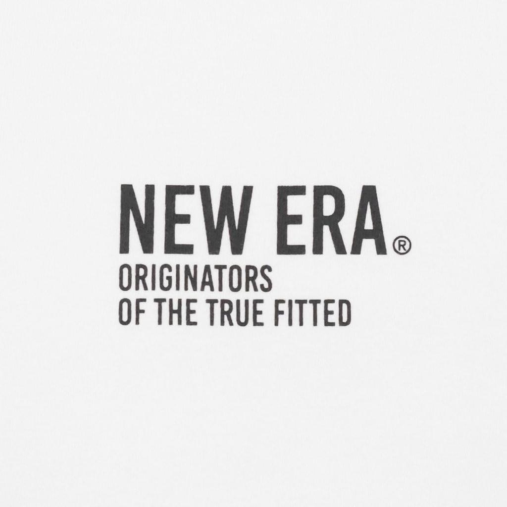 New Era Белая футболка оверсайз с типографикой, короткий рукав