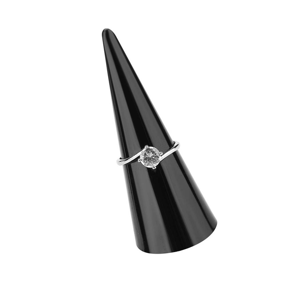 5 шт., держатель для колец на один палец, витрина, подставка, органайзер для колец для ювелирных изделий (черный)