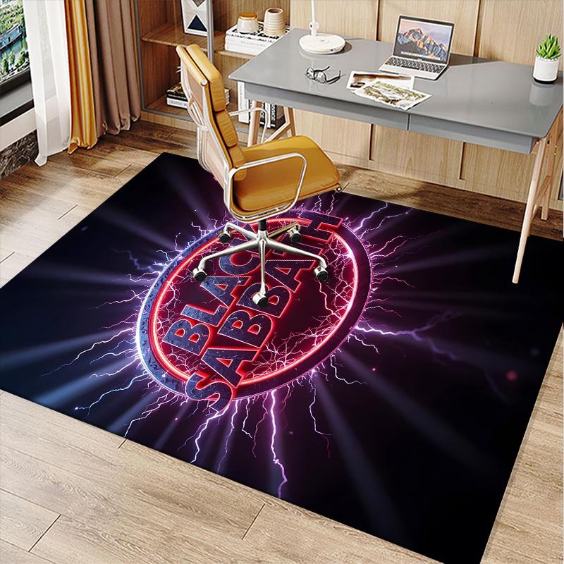 Ozzy Polyester Carpet, Soft Indoor Mat for Office Chair, Living Room, Computer Desk - Decorative Home Office Rug Design