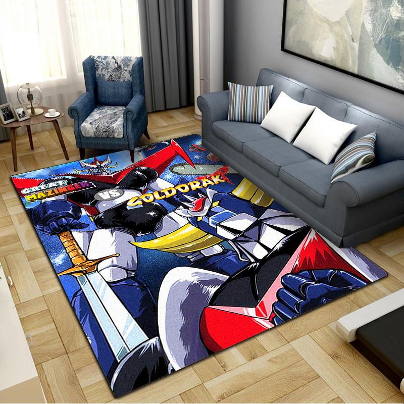 GrendizerUFO Carpet Rug for Living Room Bedroom Home Sofa Decoration,Kids play Non-slip Floor Mat