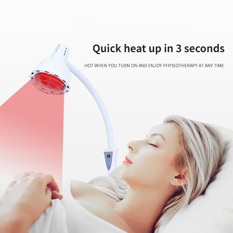 275W Household Far Infrared Electric Single Head Baking Lamp Beauty Salon Specialized Vertical Physiotherapy Light