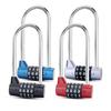 Suitcase Travel Password Padlock Lengthened Shackle Lock 4 Digit Combination Lock Gym Door Lock