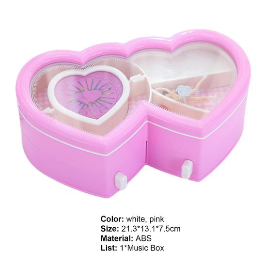 Специальная музыкальная шкатулка для драгоценностей с нежной гладкой поверхностью ящика