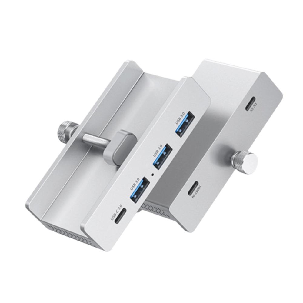 USB-хаб 5 Гбит/с с зажимом, питание, высокоскоростной хаб, сверхскоростной док-станция расширения, расширение для компьютера