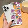 cartoon cute pink way abstract Phone Case for Xiaomi Redmi 12C 10 10C 9 9A 9C K40 Note 13 12 11 Pro Plus 4G 5G Clear Back Cover