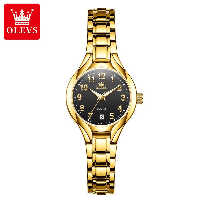 OLEVS Женские часы Роскошный Оригинальный Бренд Водонепроницаемые Люминесцентные Кварцевые Часы Автоматическая Дата Женские Часы Наручные