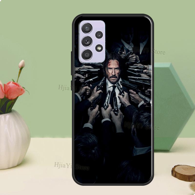 Чехол John Wick для Samsung A54 A34 A24 A14 A51 A71 A12 A22 A32 A52 A72 A73 A33 A53 A13 Задняя крышка
