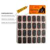 1 Set Rubber Tire Patches Glue Lightweight Portable Strong Sticky Tire Patch Repair