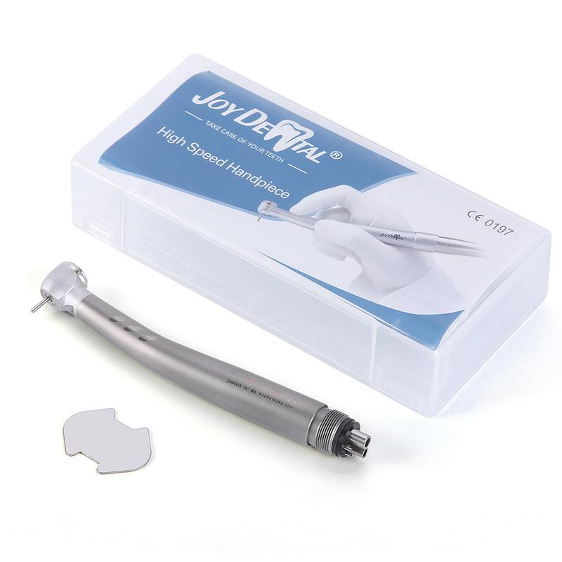 JD008A1-SP JOY DENTAL High Speed Handpiece E-generator LED Light Ceramic Bearing Push Button 4 Water Spray 2/4 Holes Optional