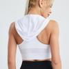 Women's Hooded Tank Top Yoga Fitness Exercise Running Quick Dry Breathable Top