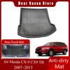Car Rear Trunk Mat for Mazda CX-9 CX9 TB 2007~2015 2008 Foot Liner Luggage Parts Tray Pad Boot Rug Carg Cover Custom
