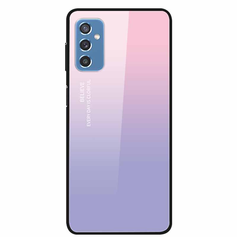 Для Samsung M52 5G Чехлы M23 5G M51 M02s Закаленное Стекло Жесткая Задняя Крышка Для Samsung Galaxy M23 5G Чехол для Телефона Fundas Capa M 52 5G