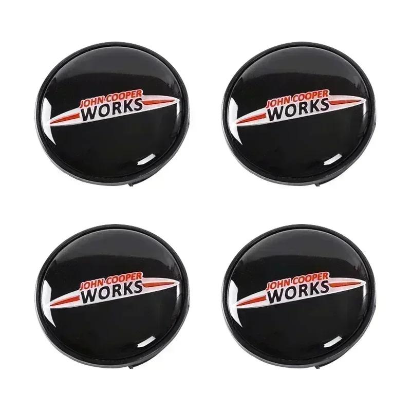 4PCS 54mm 56mm Car Wheel Center Hub Caps Rim Covers Badge Emblem For BMW Mini Cooper One S JCW R56 R50 R53 R55 R57 R60 F55