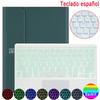 IPad Pro 11-inch Spanish Layout Bluetooth Keyboard Case With Backlit Keys Magnetic Sleep/Wake Stand Protective Cover