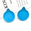 Christmas Ornaments Mold Mutifunctional Blank Round Silicone Molds Versatile Resin Accessory Mould for DIY Enthusiasts