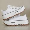 Холщовые туфли Женские кроссовки Обувь на платформе Новая беговая дизайнерская обувь Белая уличная повседневная обувь для ходьбы Балетки Де Мухер
