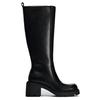 Zara Comfortable Versatile Knee-High Boots 7.5cm Women Boots Black 13049410800