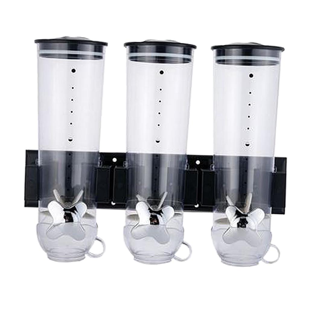 Wall Mounted Dry Food Dispenser for Cereal Nuts Candy Canister Material