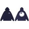 Stussy Mens Hooded Sweatshirt Casual Loose Fit Streetwear Printed Pullover