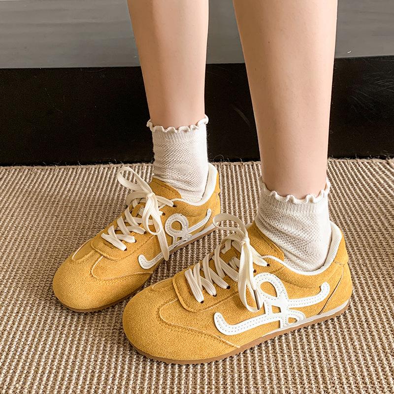 Ретро обувь Dexun 2025 весна женская обувь новая на плоской подошве обувь Форреста Гампа спортивная обувь легкая повседневная мягкая подошва одинарная обувь