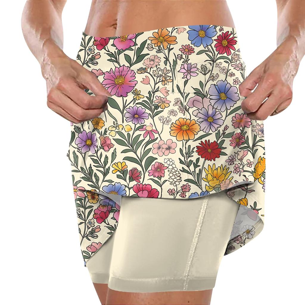 Эластичные брюки-кюлоты для йоги для женщин, спортивные шорты с принтом, легкие узкие однотонные бегуны с высокой талией