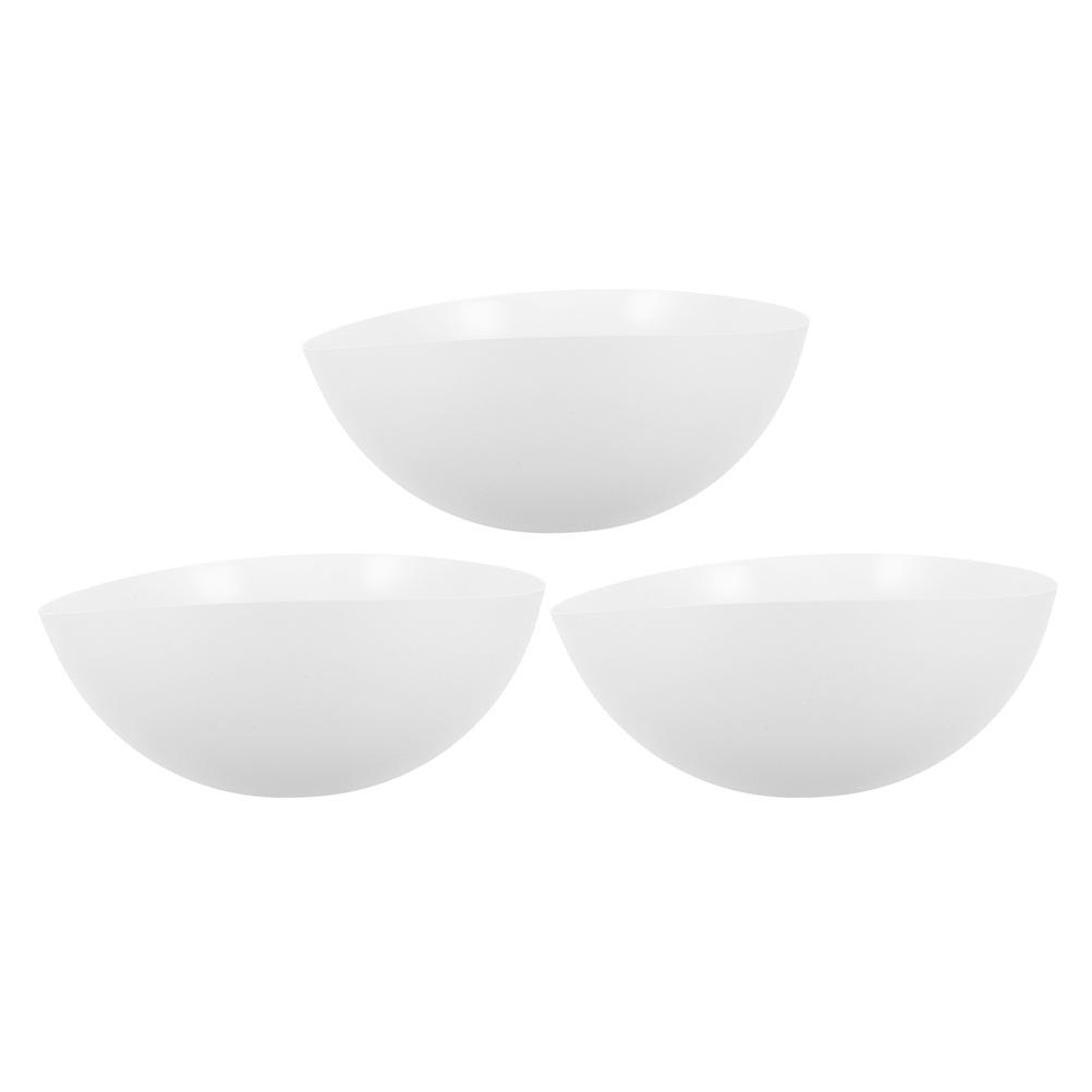 3 шт. Белый пластиковый грибовидный абажур Замена чаши Глобус для торшера Подвесной потолочный вентилятор Настенный бра Люстра Свет