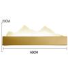 12W Living Room Hotel Bedroom Corridor Iceberg Chinese Style Decorative Wall Lamp (White Light)
