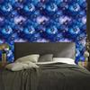 Ink Wallpaper Soft Forms, Blue for Living Room and Bedroom 50x1000