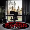 Halloween horror Printed Round Rug Carpet Chair Rug Area Rug Entryway Doormats,for Office Chair Living Room Bedroom Kitchen Room.