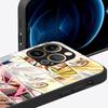 Чехол Art для iPhone 17 Pro Max Air 15 Plus 14 11 16 12 8 13 XR Стеклянная крышка для телефона Dragon Ball Goku