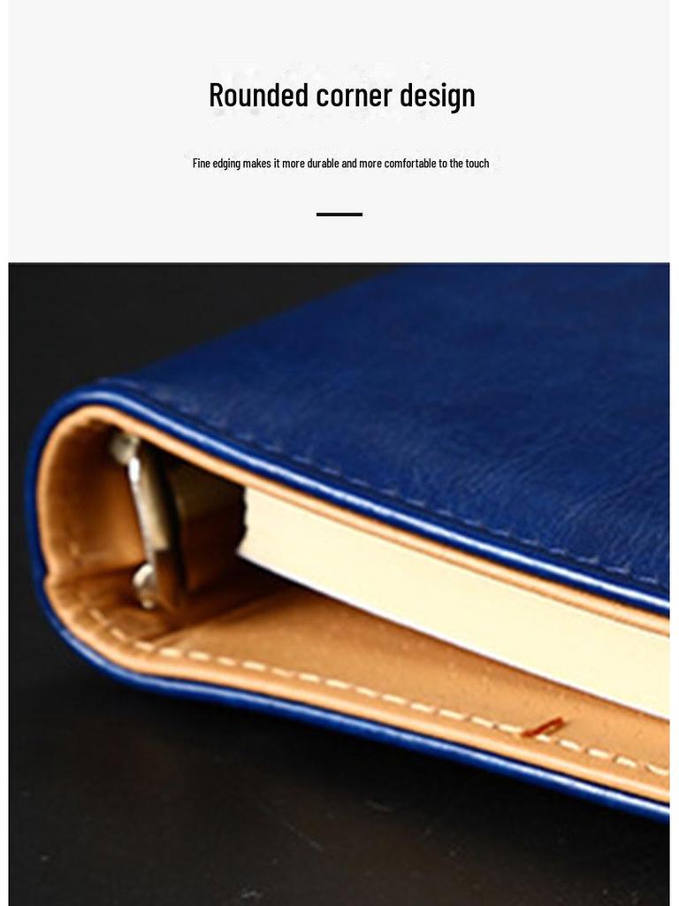 Блокнот формата А5 с кожаной обложкой премиум-класса и отрывными листами - толстый офисный блокнот формата В5