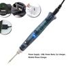 USB Soldering Iron Electric Heating Tools Rework With Indicator Light Welder Pen