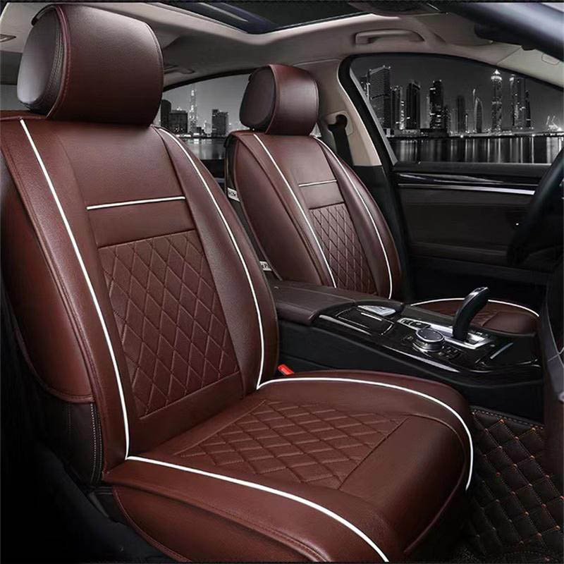 Waterproof Car Seat Cover Universal 5 Set Auto Seat Cushion Leather 5 Seats Universal Car Seat Cover