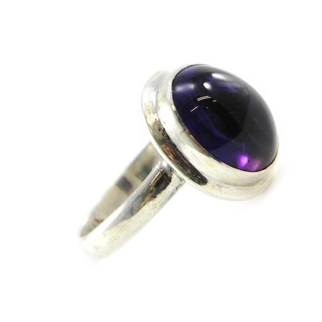 Серебряное кольцо с аметистом 'Heaven'