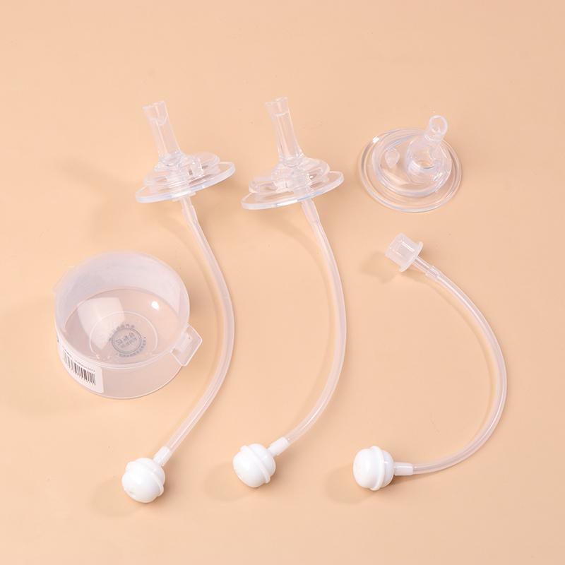 1Pc Soft Silicone Wide Mouth Sucking Nozzle Drinking Cup Straw Conversion Head For Baby Bottle Feeding Bottle Accessories