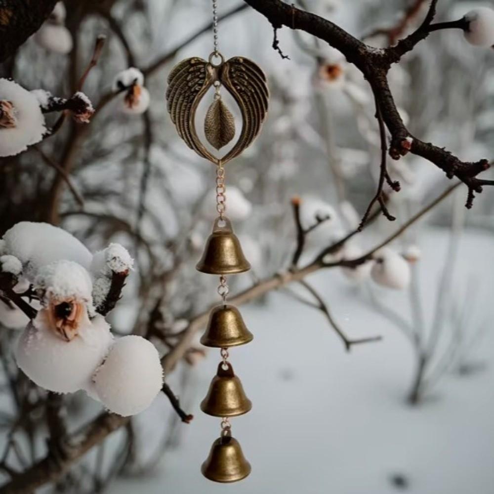 Bohemian Style Owl Wind Chime Hollow Design Wind Chime Pendant Vintage Wind Chime Porch Hanging