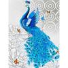 5D DIY Diamond Embroidery Animal Peacock Cross Stitch Diamond Painting Full Round Drill Picture of Home Christmas Present