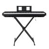 X-Shaped Keyboard Stand, Electronic Piano Stand, Keyboard Stand, Keyboard Stand for Synthesizers, Double Frame X-Shaped, Double Legs, Stabilizes Instr